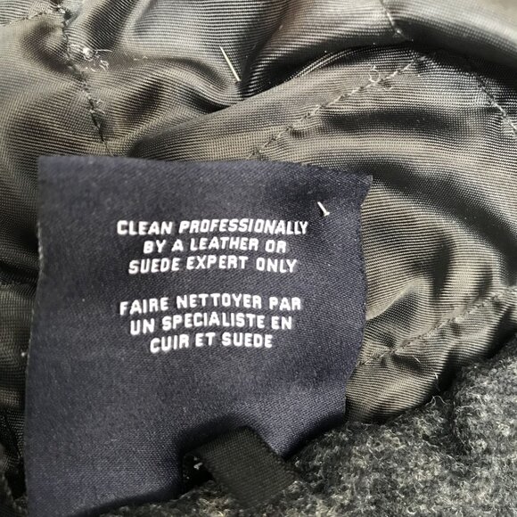 Tommy Hilfiger Mens Black Leather Jacket Size L - Picture 6 of 13